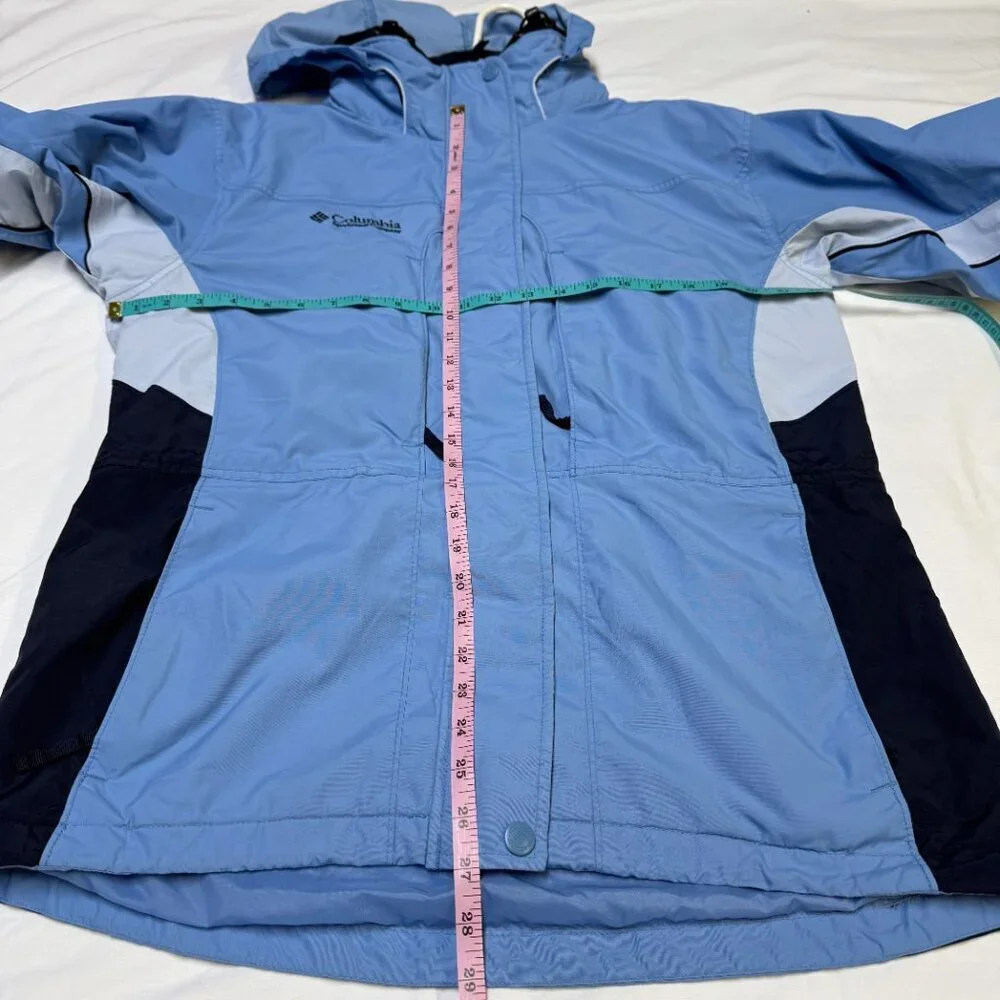 Columbia Interchange 3-in-1 Jacket Women’s Large Powder Blue EUC‎
